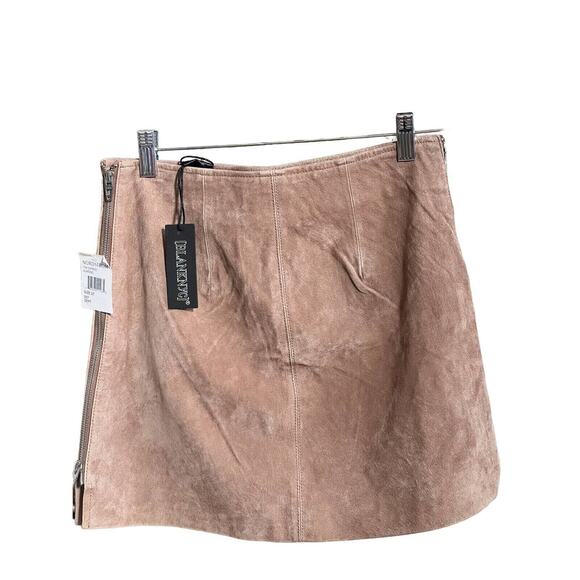 Blank NYC Womens Skirt Brown 100% Leather Size 27 NWT - Picture 7 of 10
